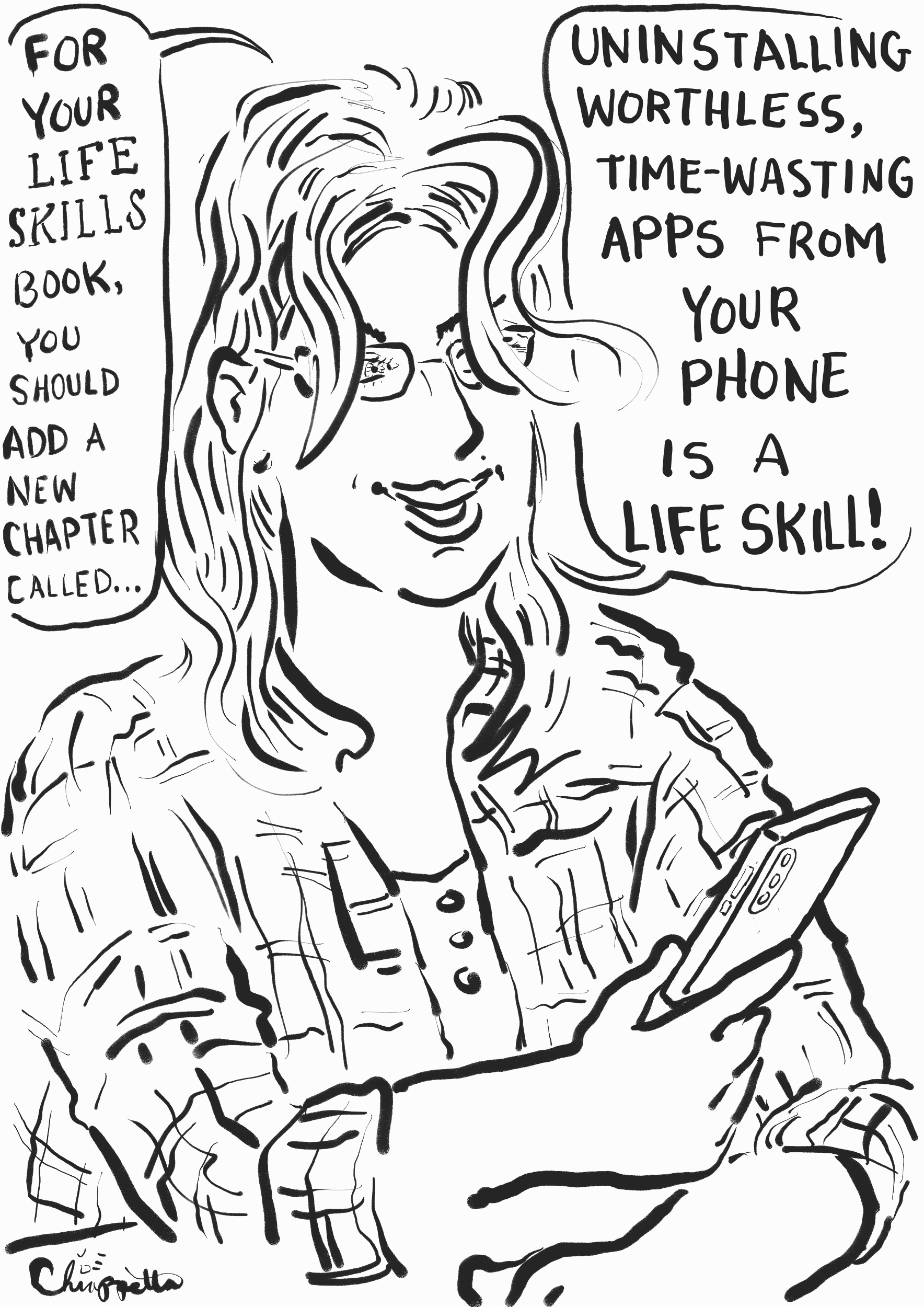 New Chapter for Life Skills Book is rare digital art by Joe Chiappetta